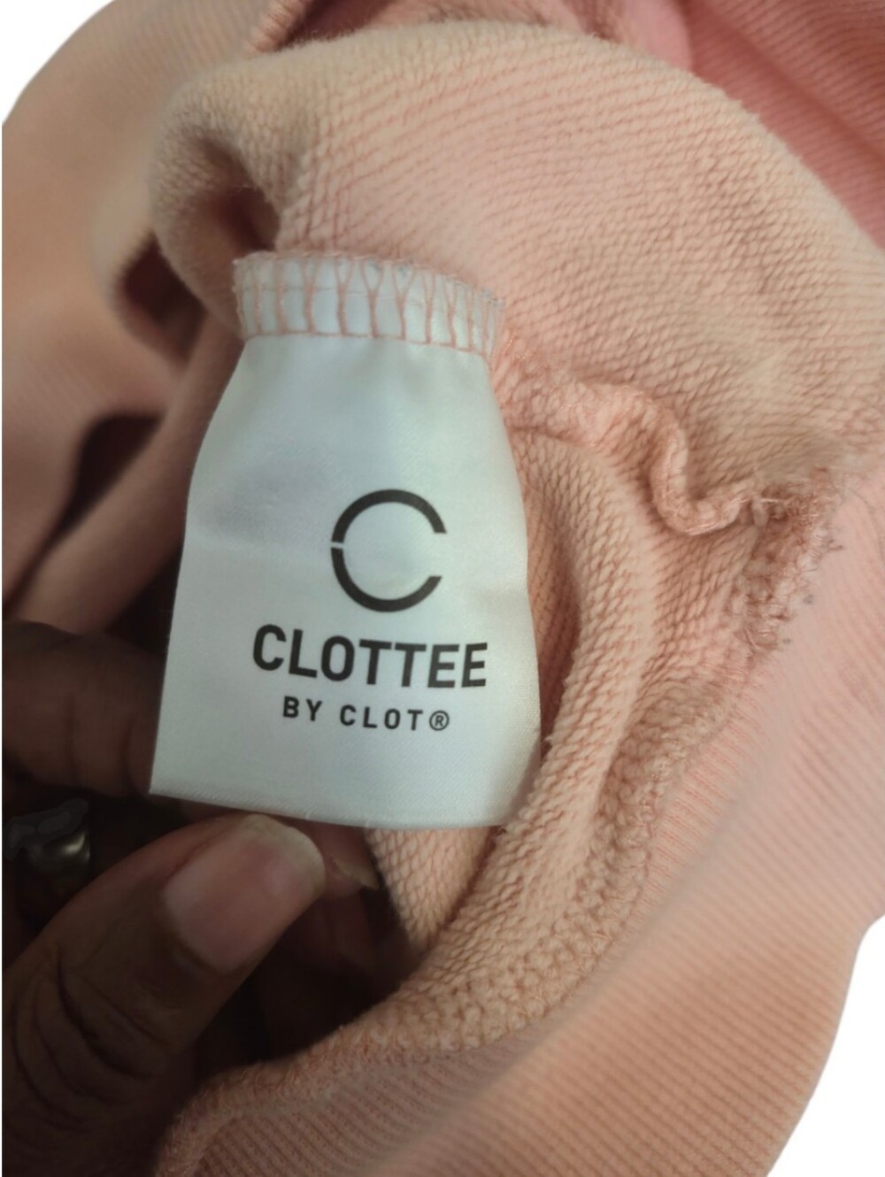 Clottee by CLOT Tea House Dim Sum Crewneck Sweatshirt Pink Large Streetwear - Picture 8 of 9